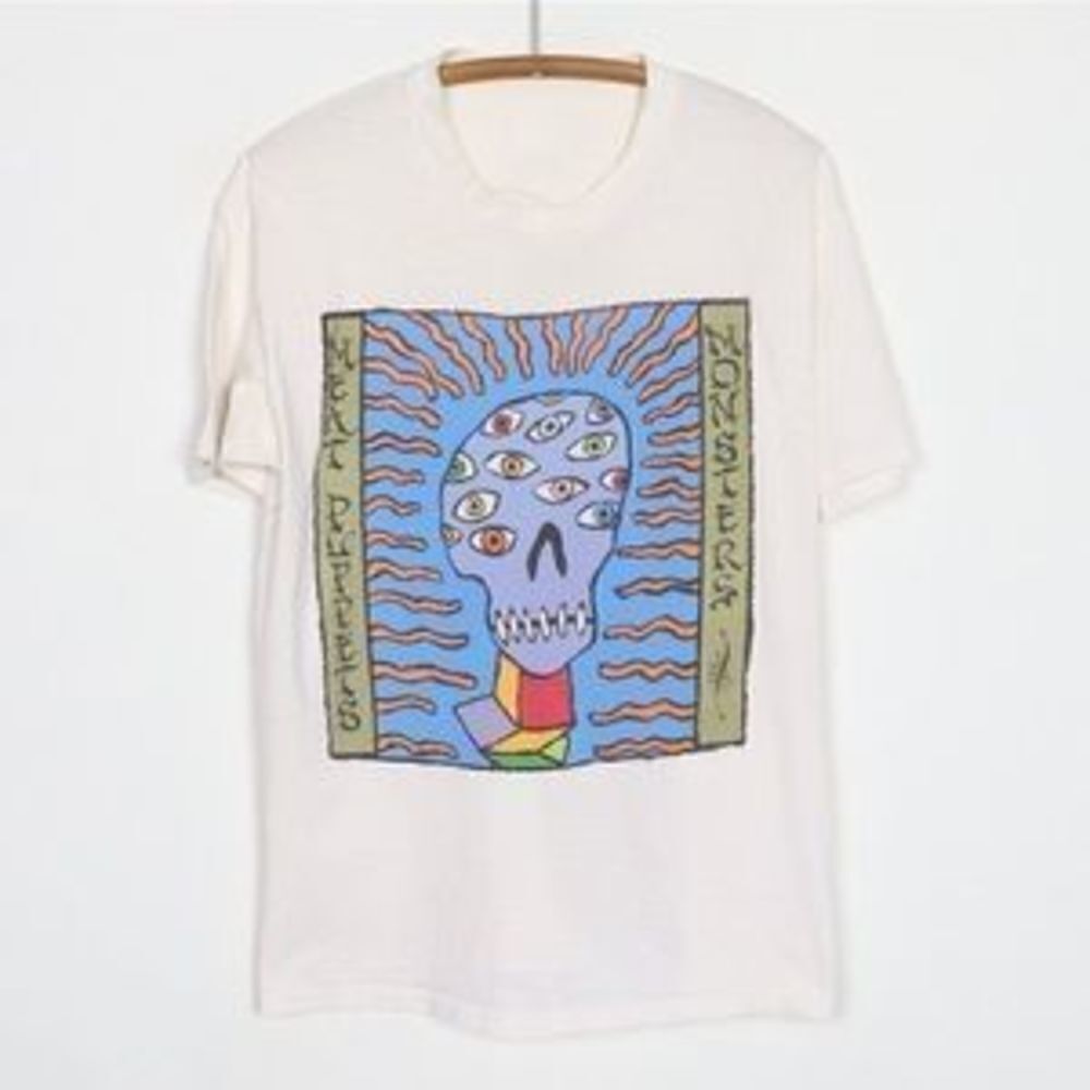 Meat Puppets Monsters 1989 Alternative Rock Fan Graphic T-Shirt